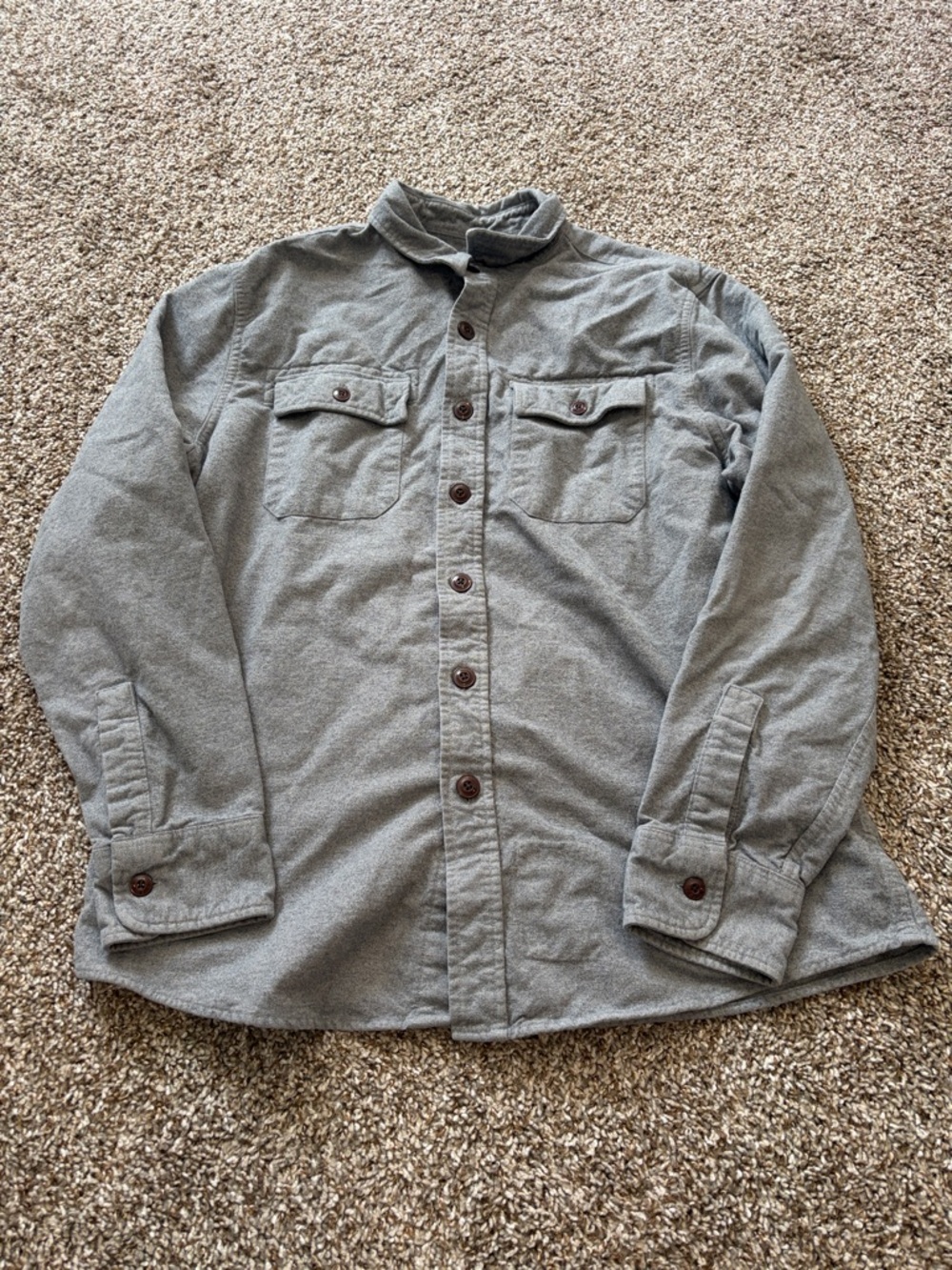 Ll Bean Grey Utility Jacket